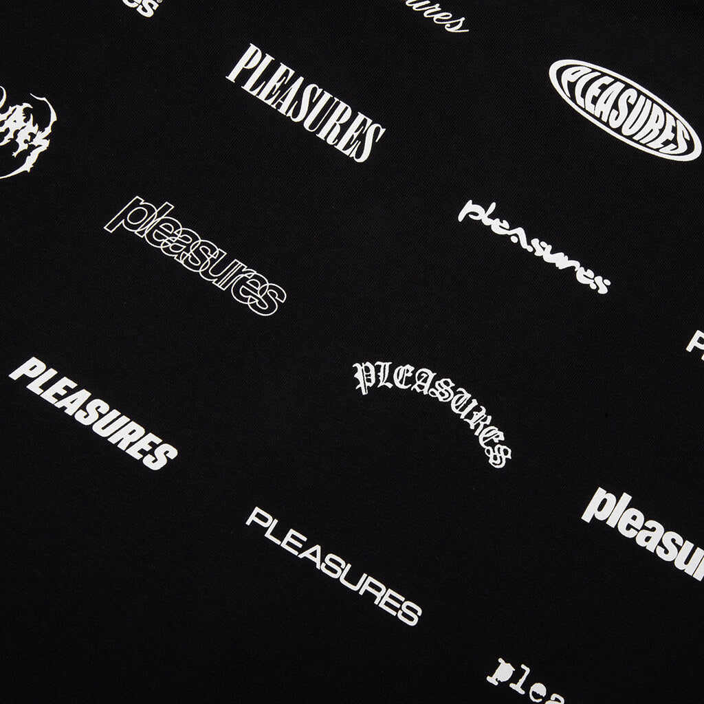 Wordmark T Shirt Black