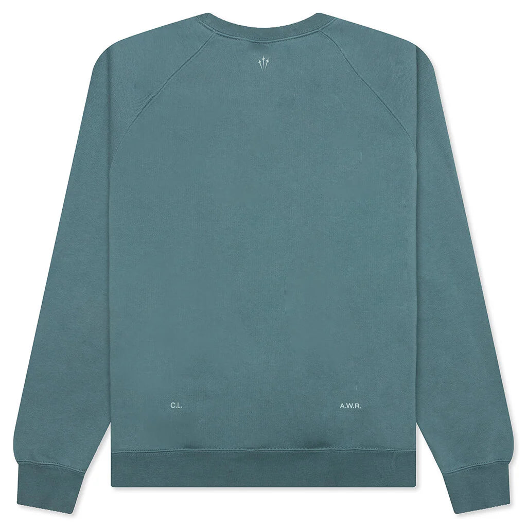 Nike x Nocta NRG Fleece Crew Mineral Slate Faded Spruce Mica Green