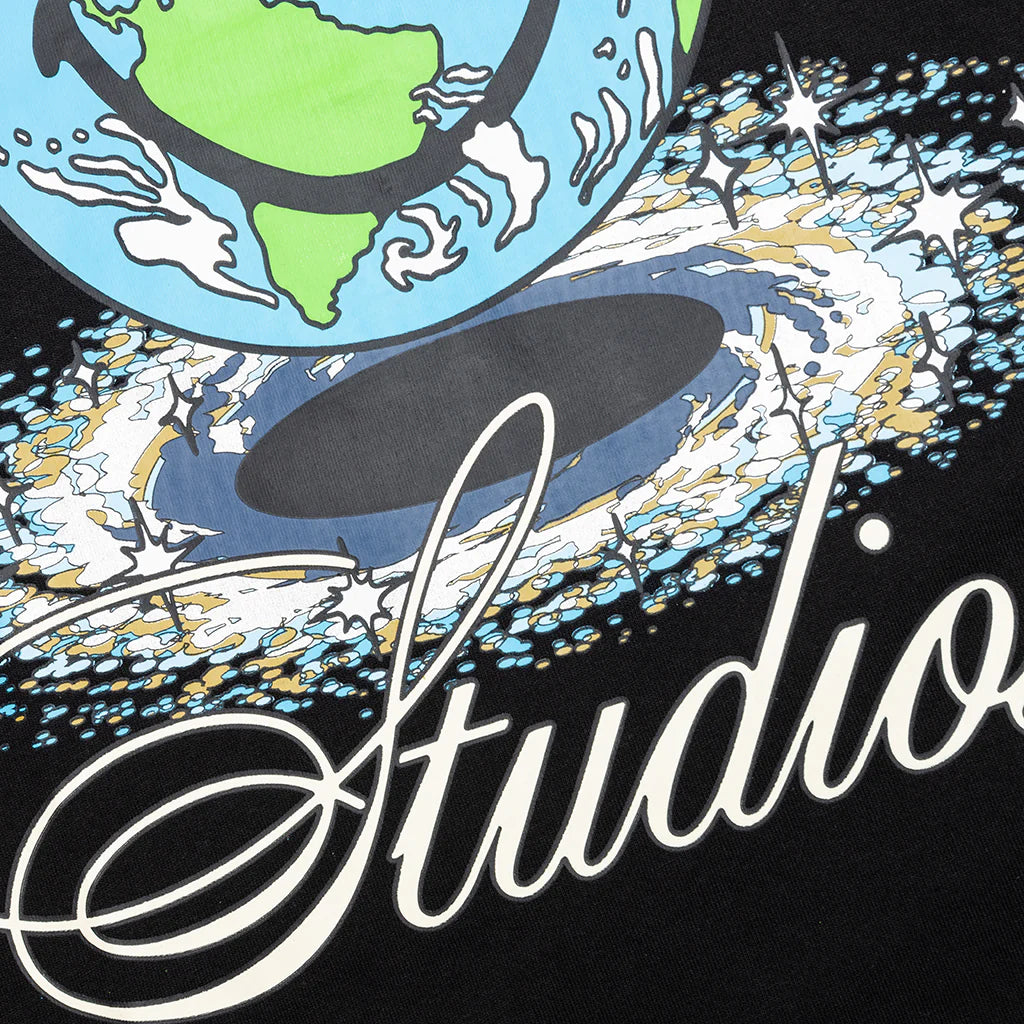 Smiley Galaxy T Shirt Black