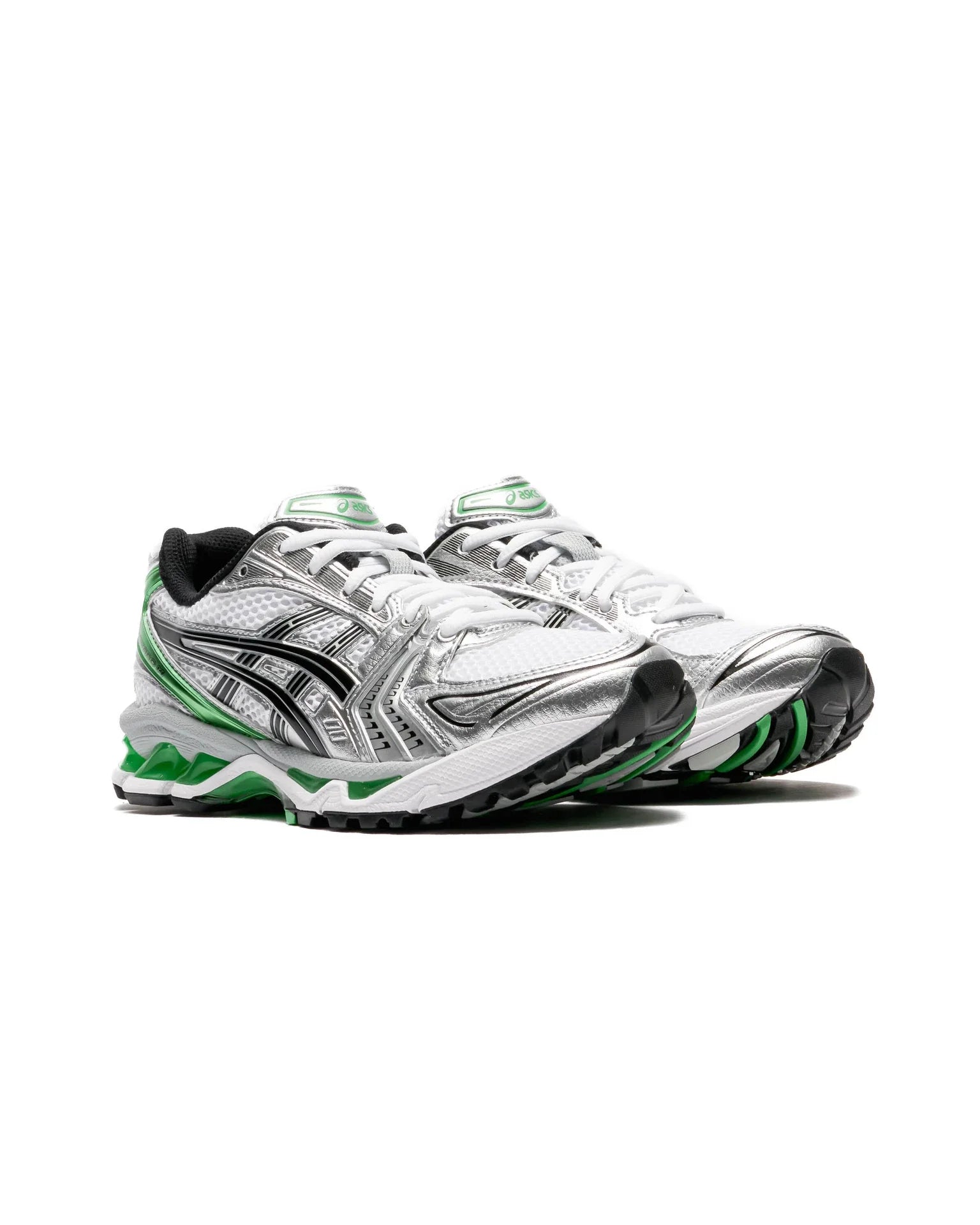 Asics GEL KAYANO 14 White Malachite Green Édition Silver
