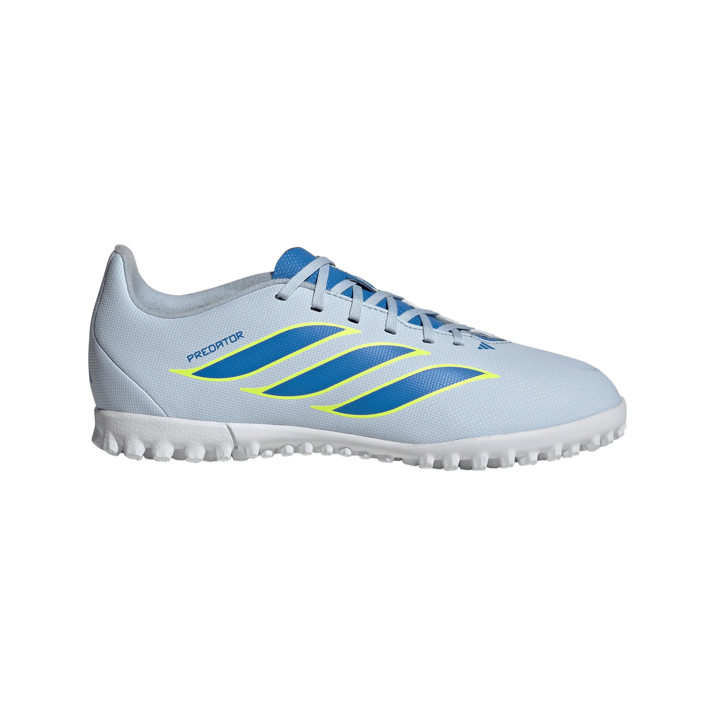 adidas Predator Club TF Turf Youth Soccer Cleats Sky Blue Yellow