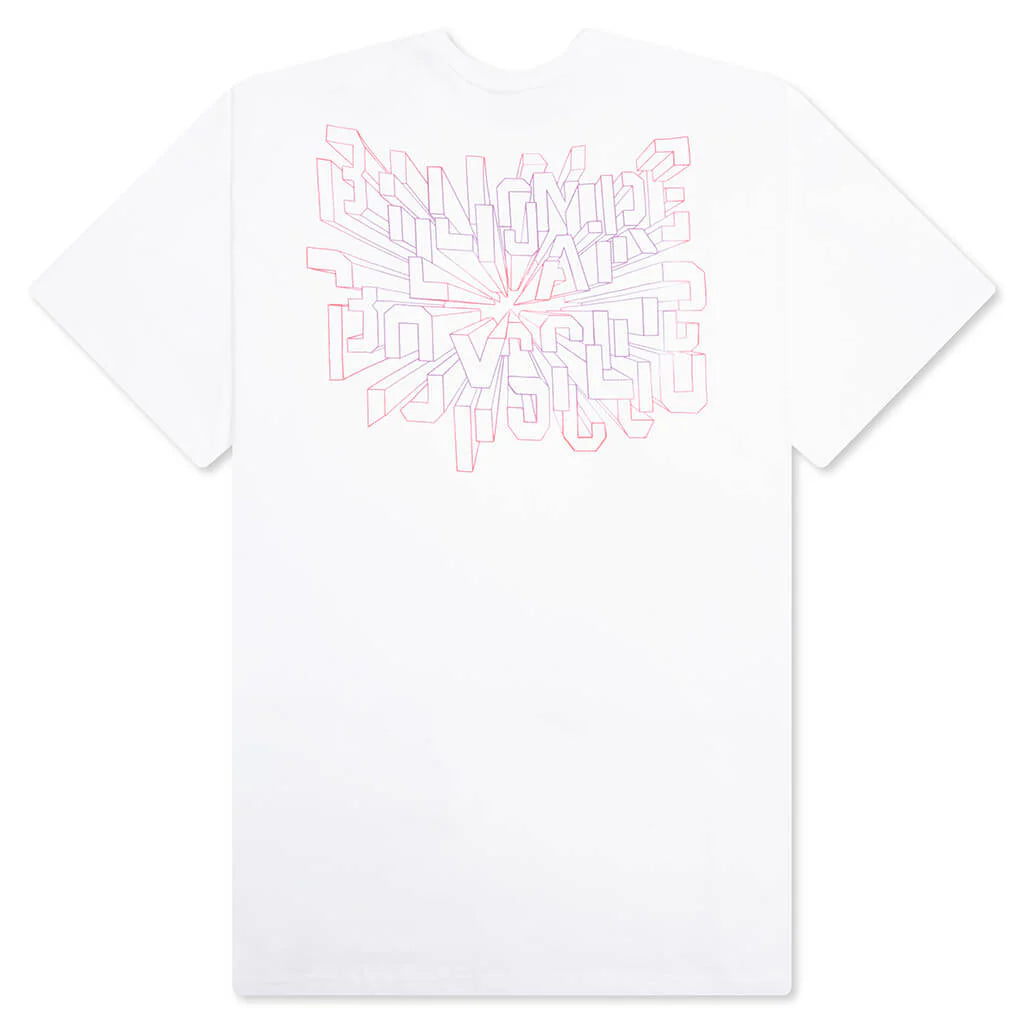 BB Block Burst S S Tee White