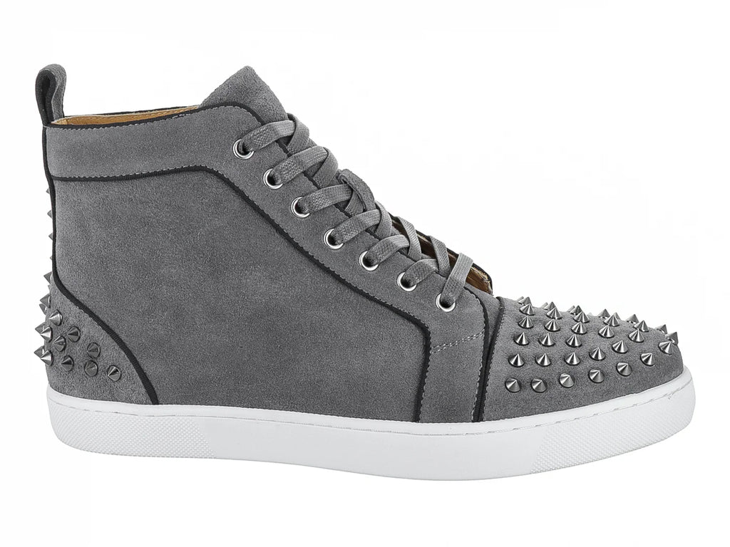 Tenis Barabas Gris con Estoperoles para Hombre