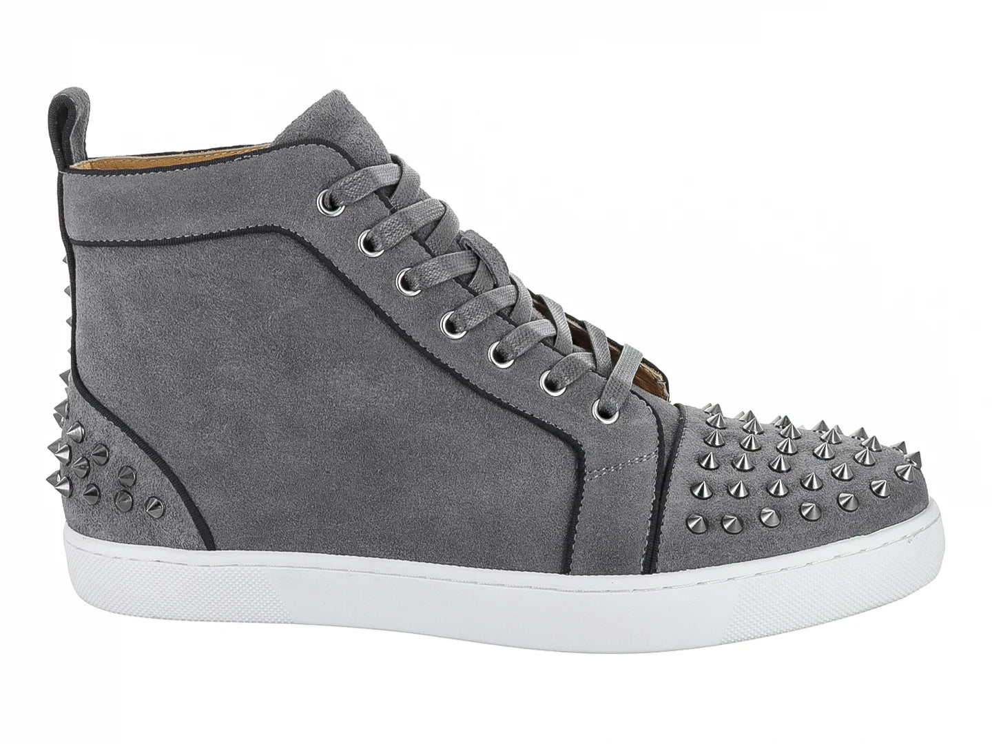 Tenis Barabas Gris con Estoperoles para Hombre