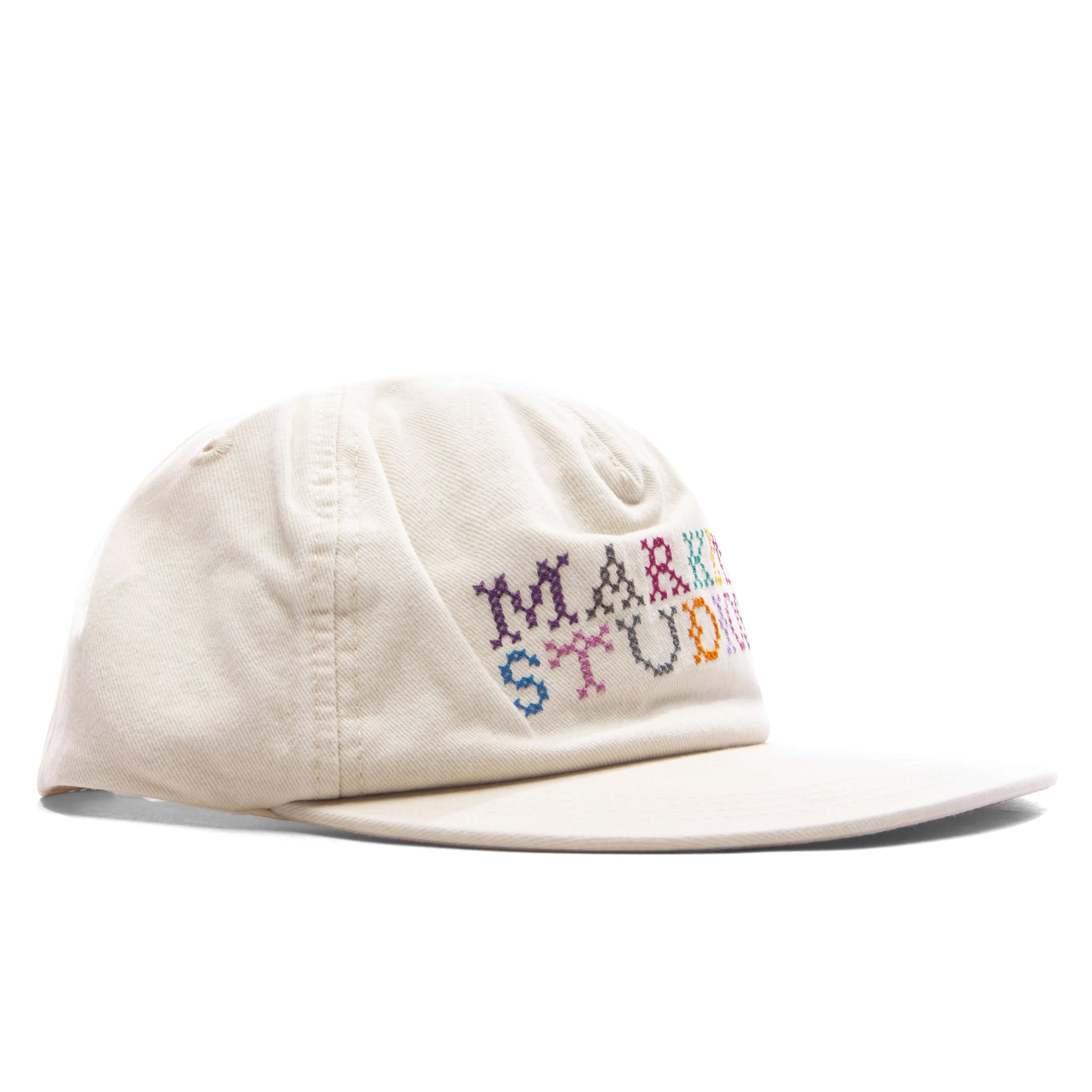 Needlepoint 5 Panel Hat Unbleached Cotton