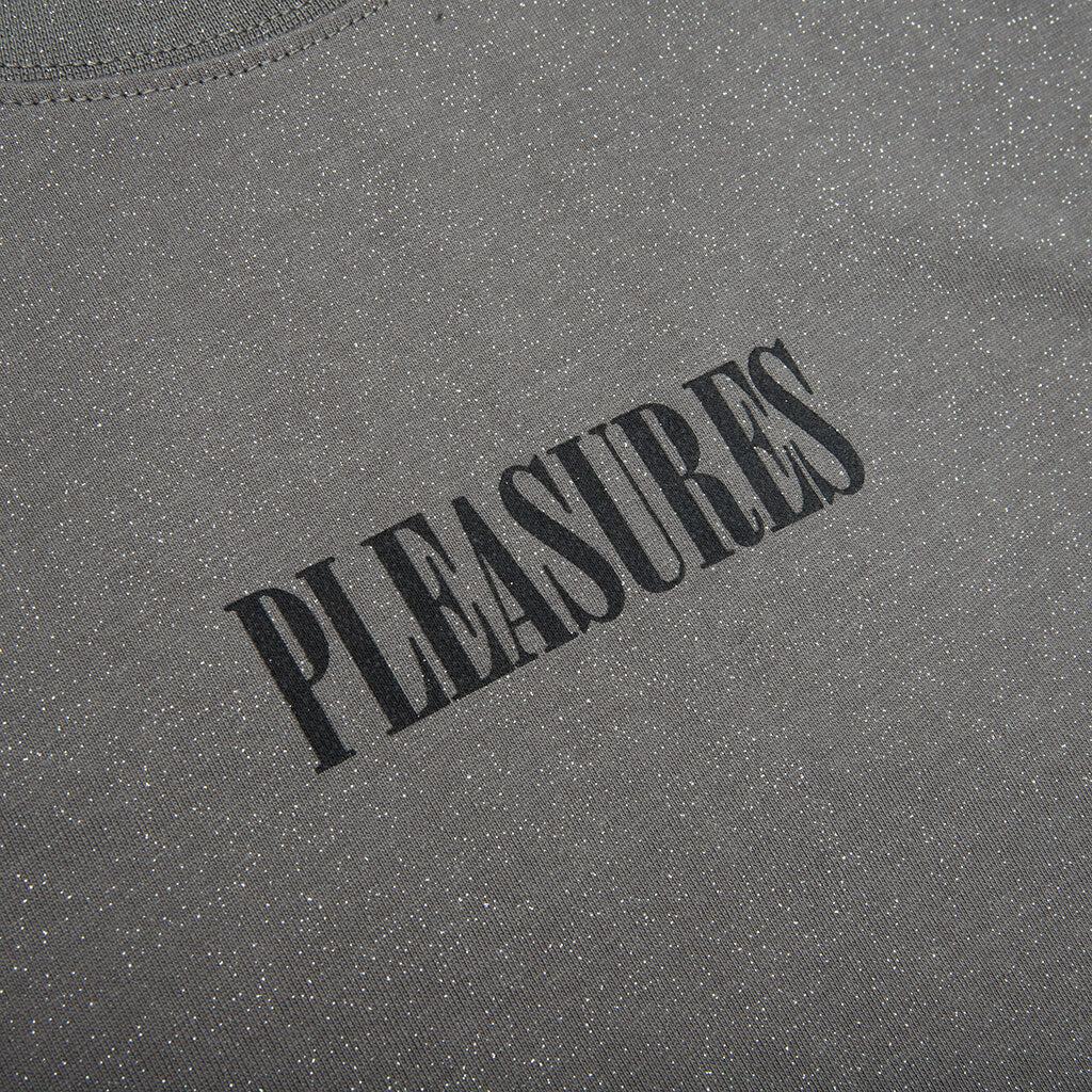 Onyx Glitter T Shirt Grey