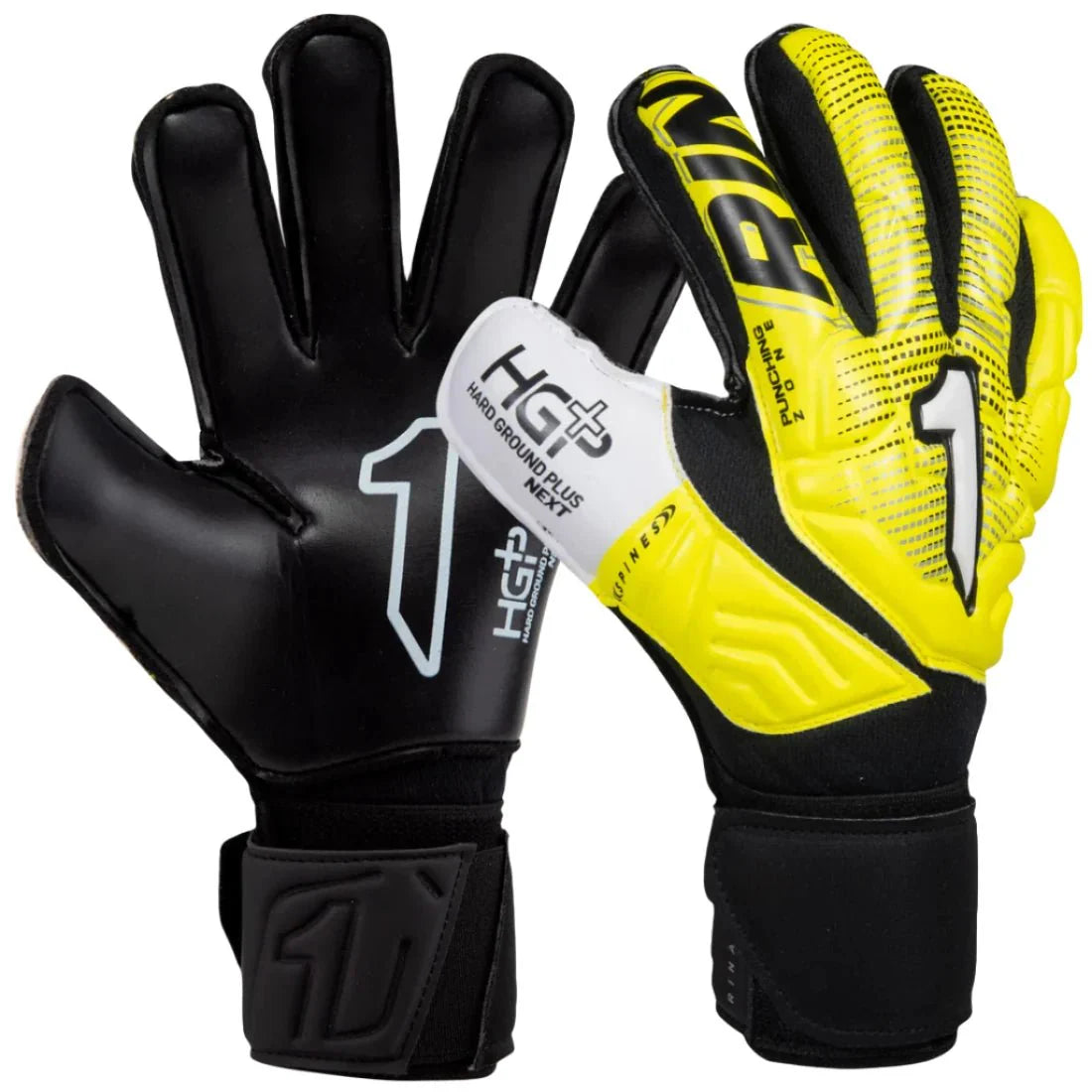 Rinat GT Egotiko Stellar Goalkeeper Gloves Turf Yellow