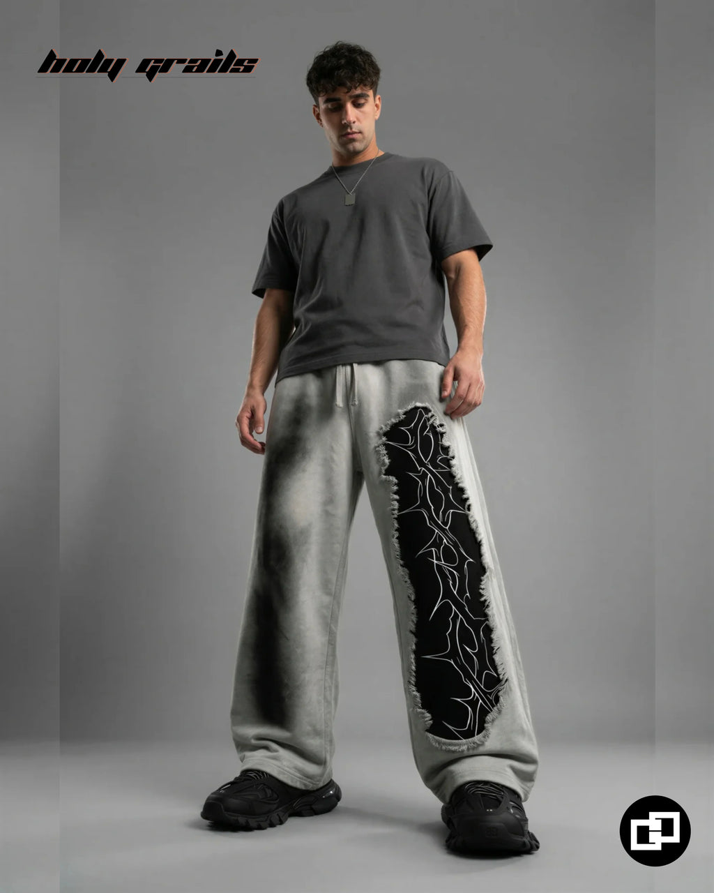 Thorn Bleed Grey Sweatpants HG x Grey Hound