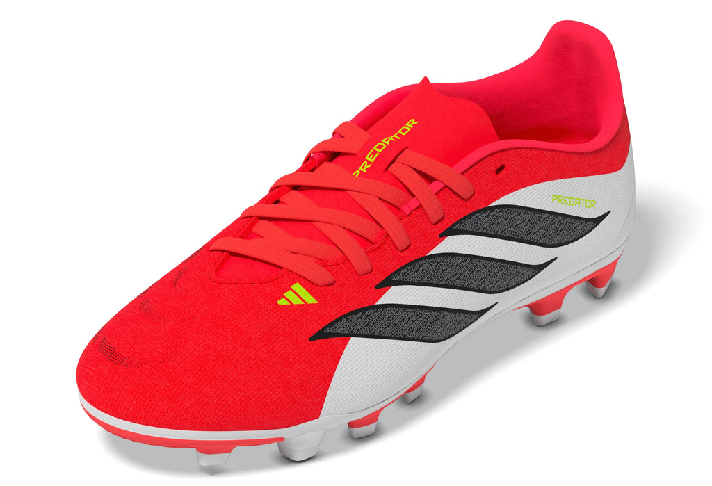 adidas Predator Club FG MG Firm Ground Multi Ground Youth Soccer Cleats Red Black White