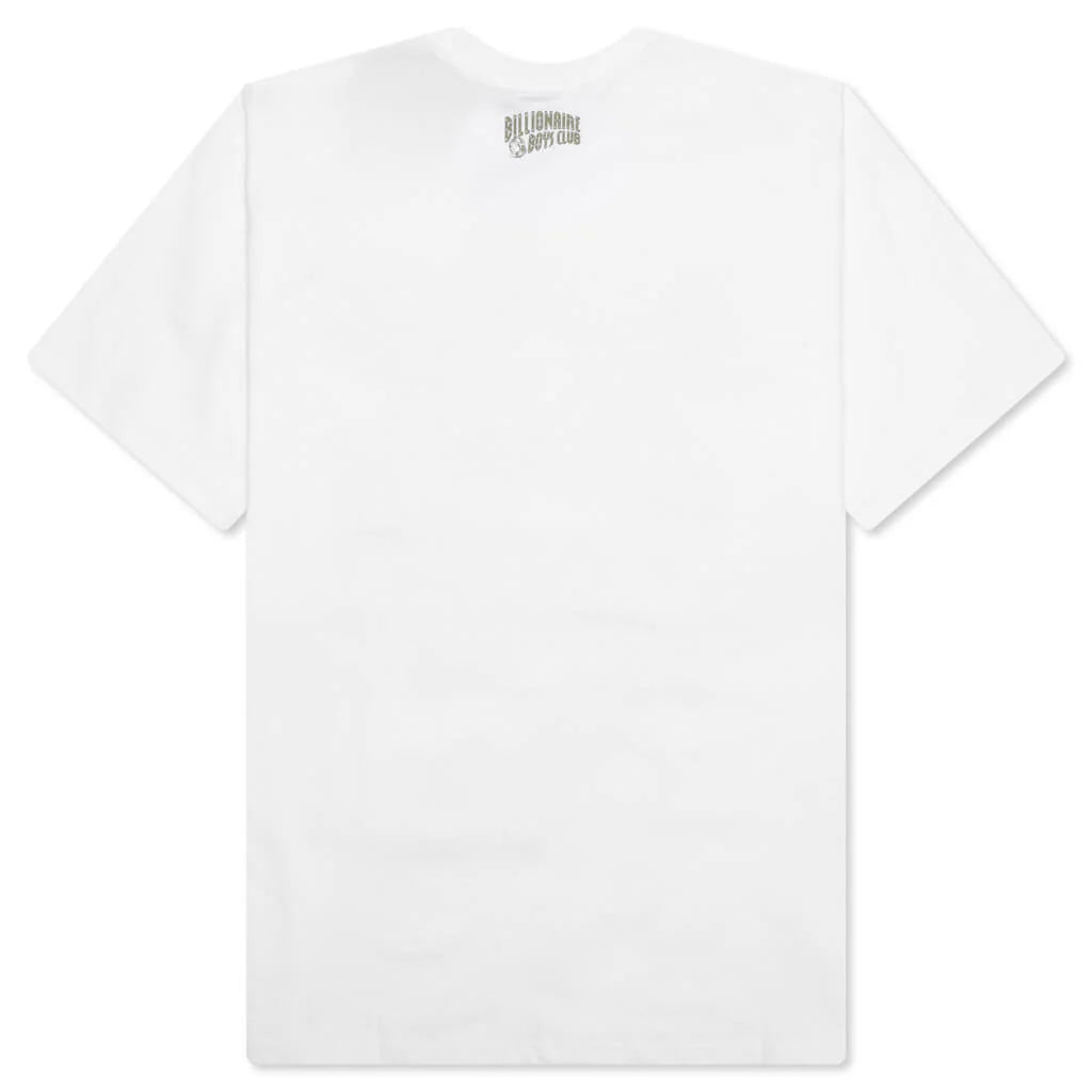 BB Helmet S S Tee White