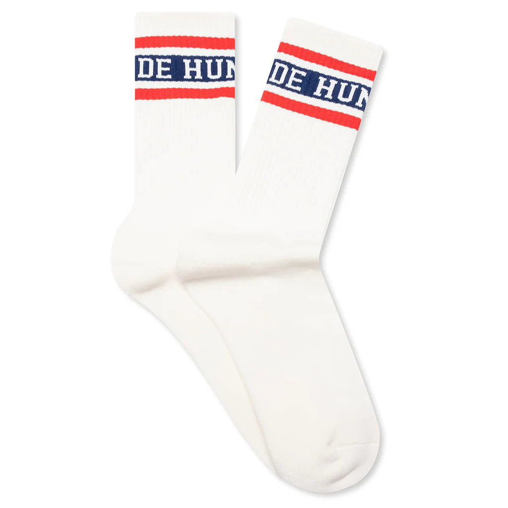 Line Socks Red