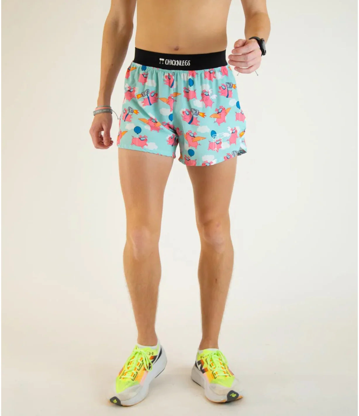 Mens Chickn Legs 4 Half Split Shorts