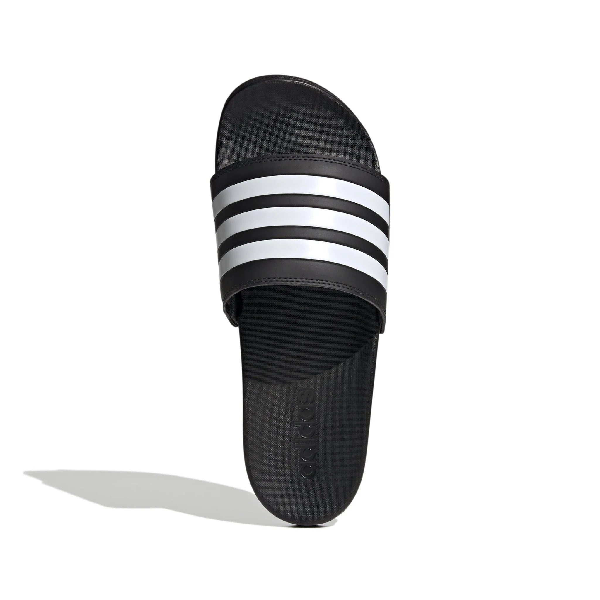 adidas Adilette Comfort Slides Black White