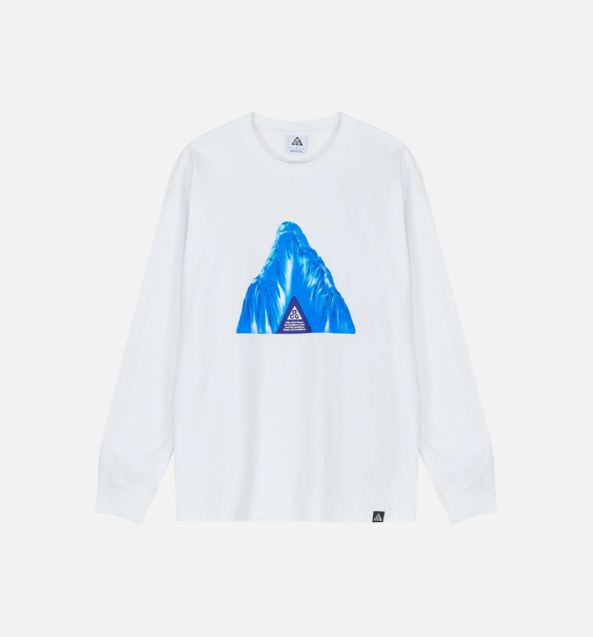 NRG ACG Ica Cave Long Sleeve Tee Mens T shirt White