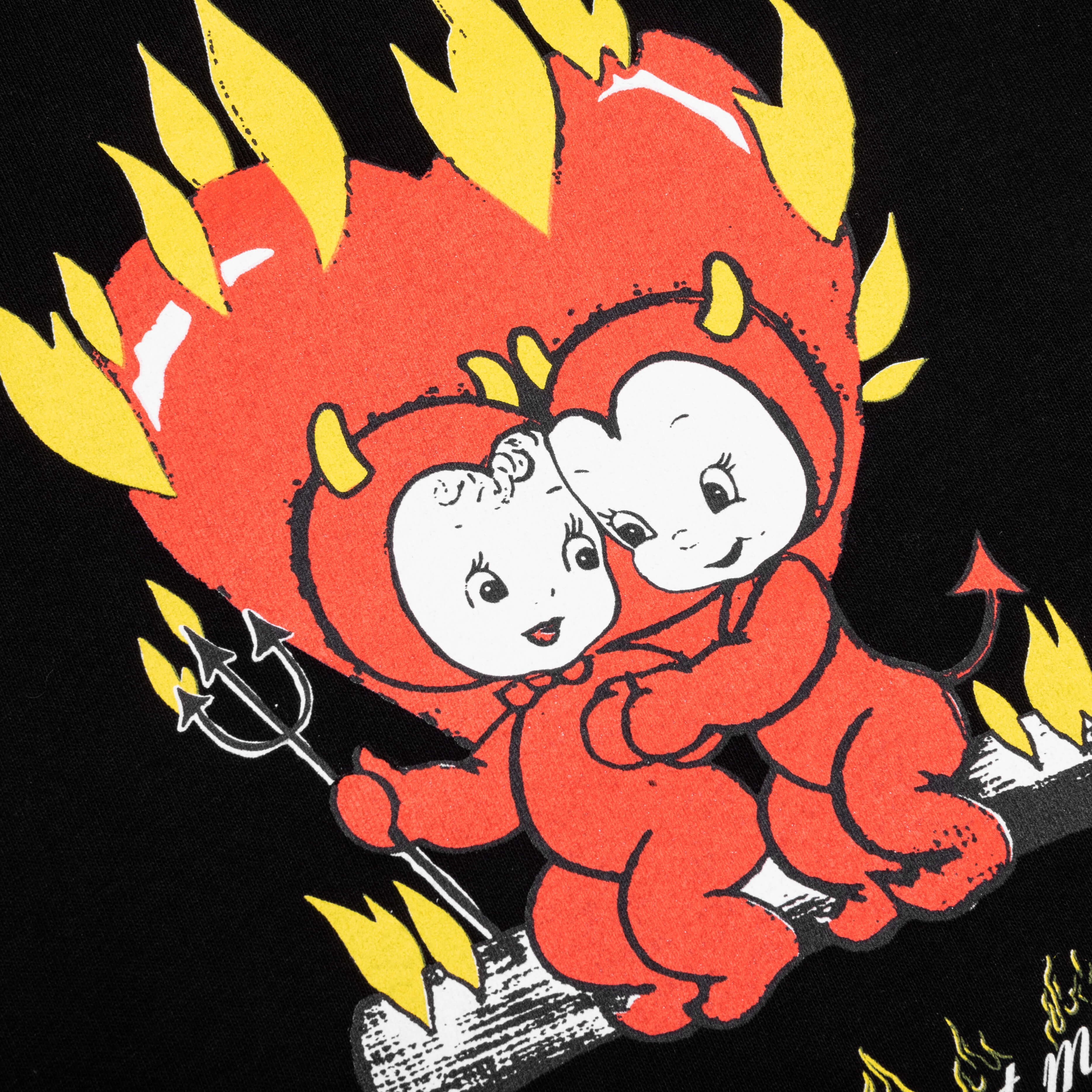 Heart Ablaze Tee Black