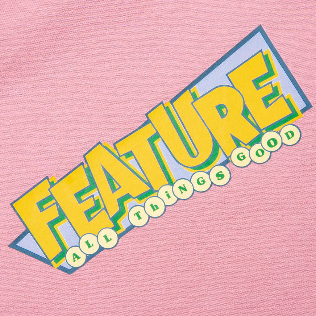 Kids Retro Tee Dusty Pink