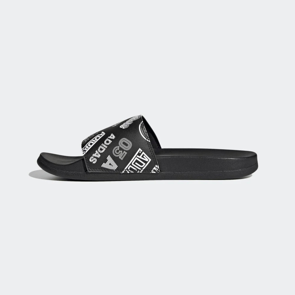 adidas Adilette Comfort Core Black White