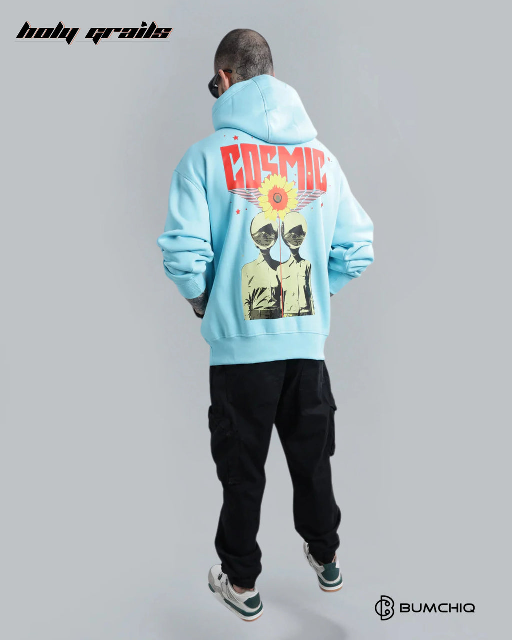 Cosmic Light Blue Hoodie HG x Bumchiq