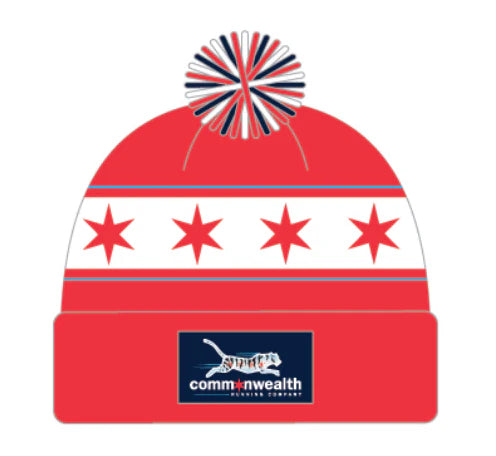 Commonwealth Chicago Flag Pom Beanie 6 Colors