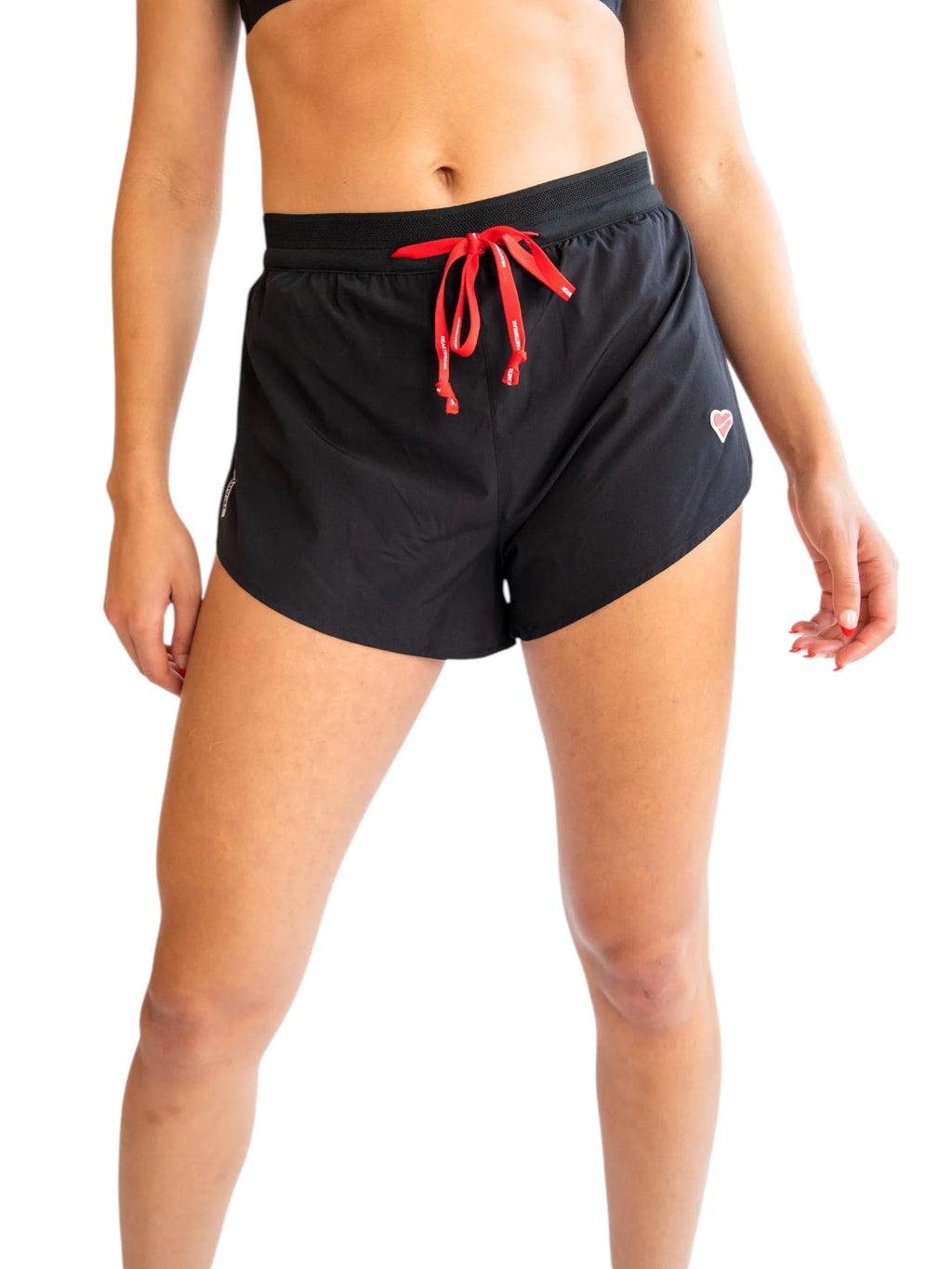 Heartbreak Womens Bear Cage 2 High Split Shorts