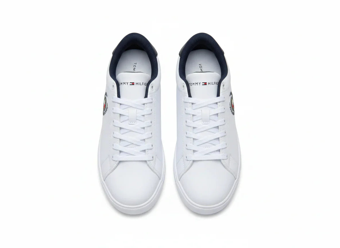 Tommy Hilfiger Classic Blanc Sneakers Élégantes Homme