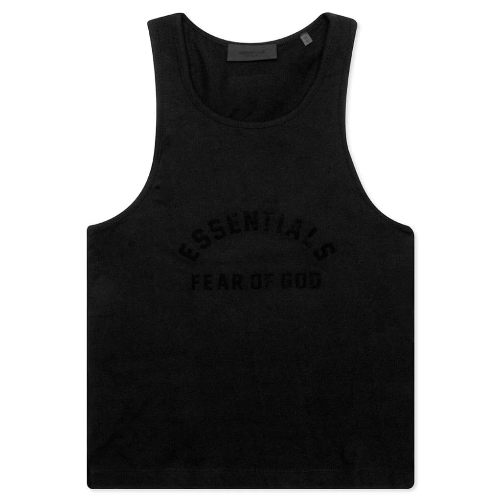 Essentials Core Tank Top Womens Jet Black
