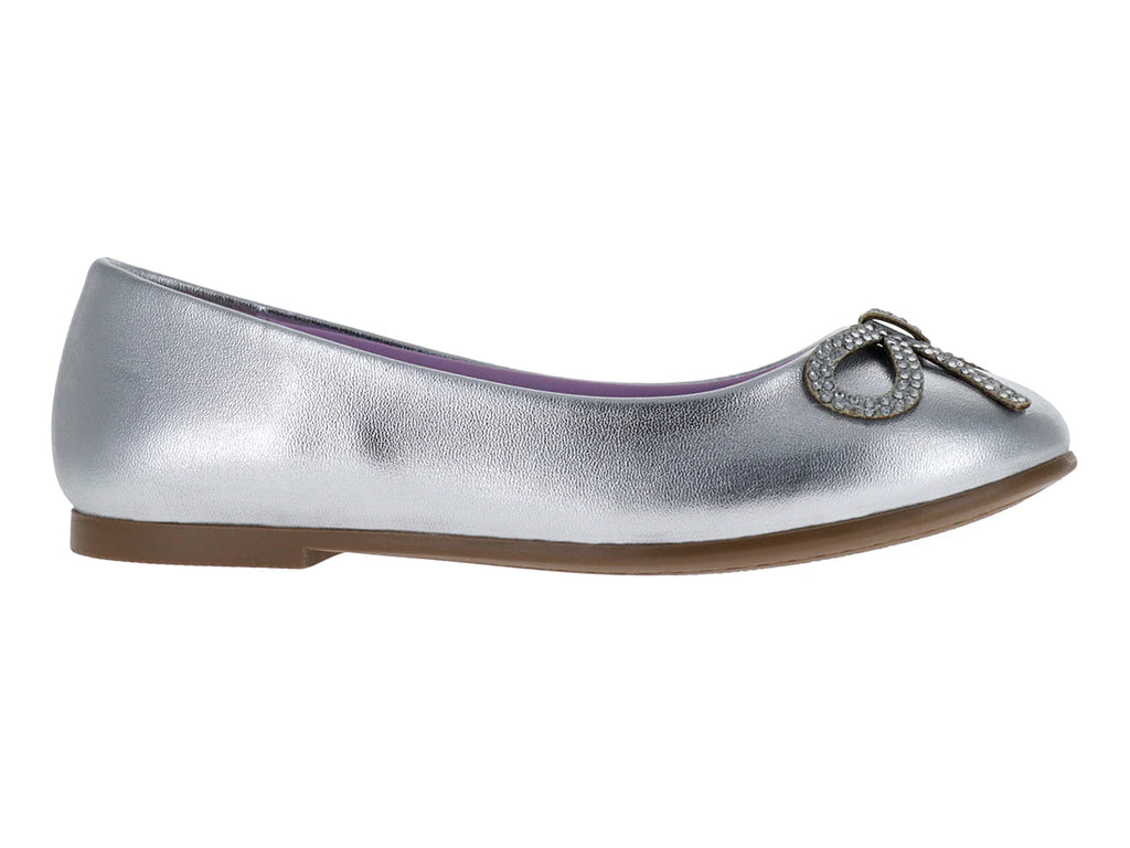 Zapatos Ballerinas Tropicana Color Plata para Niña