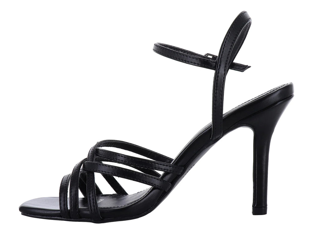 Sandalias Lady Paulina Negro Metálico para Mujer