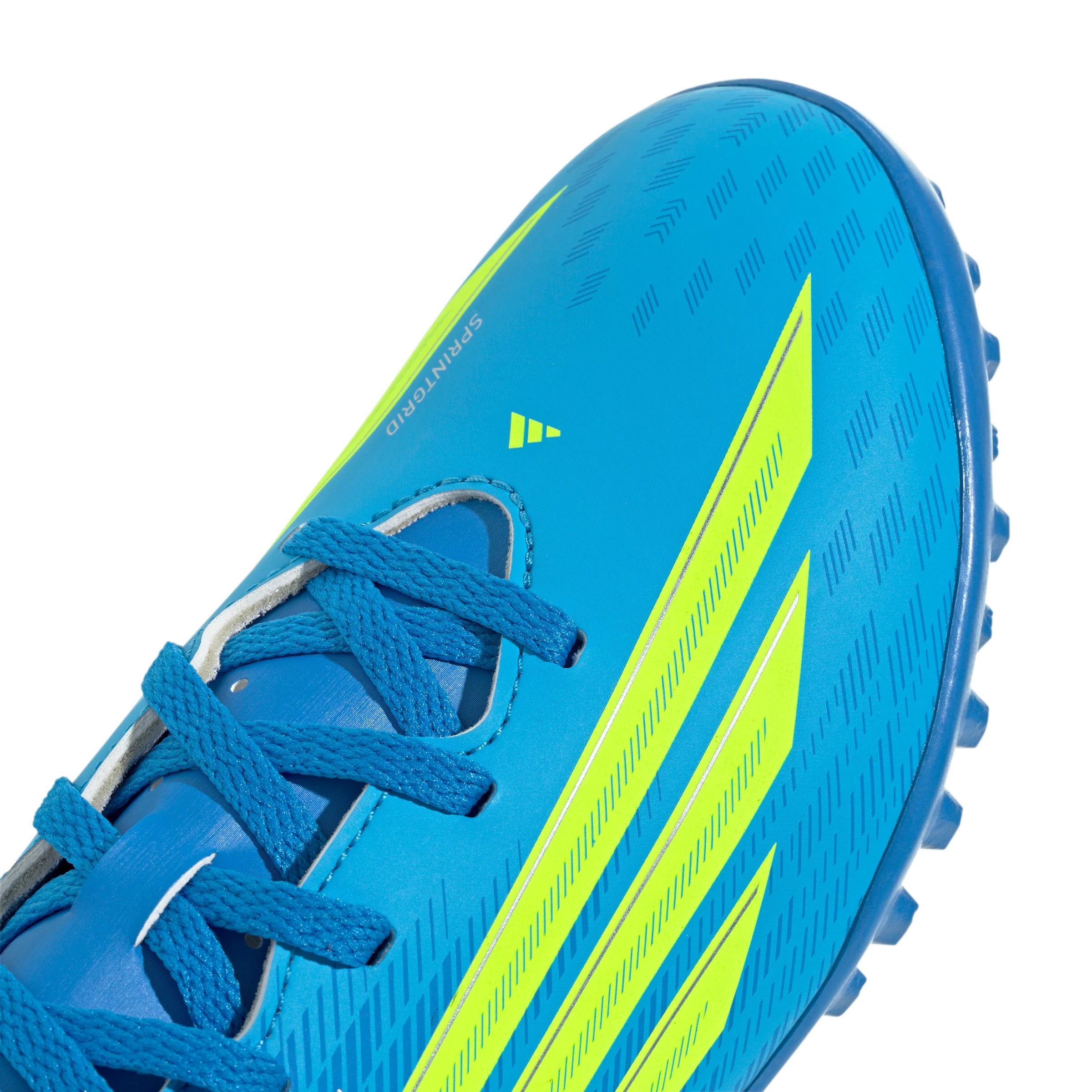 adidas F50 Club TF Turf Youth Soccer Cleats Blue Yellow Aqua