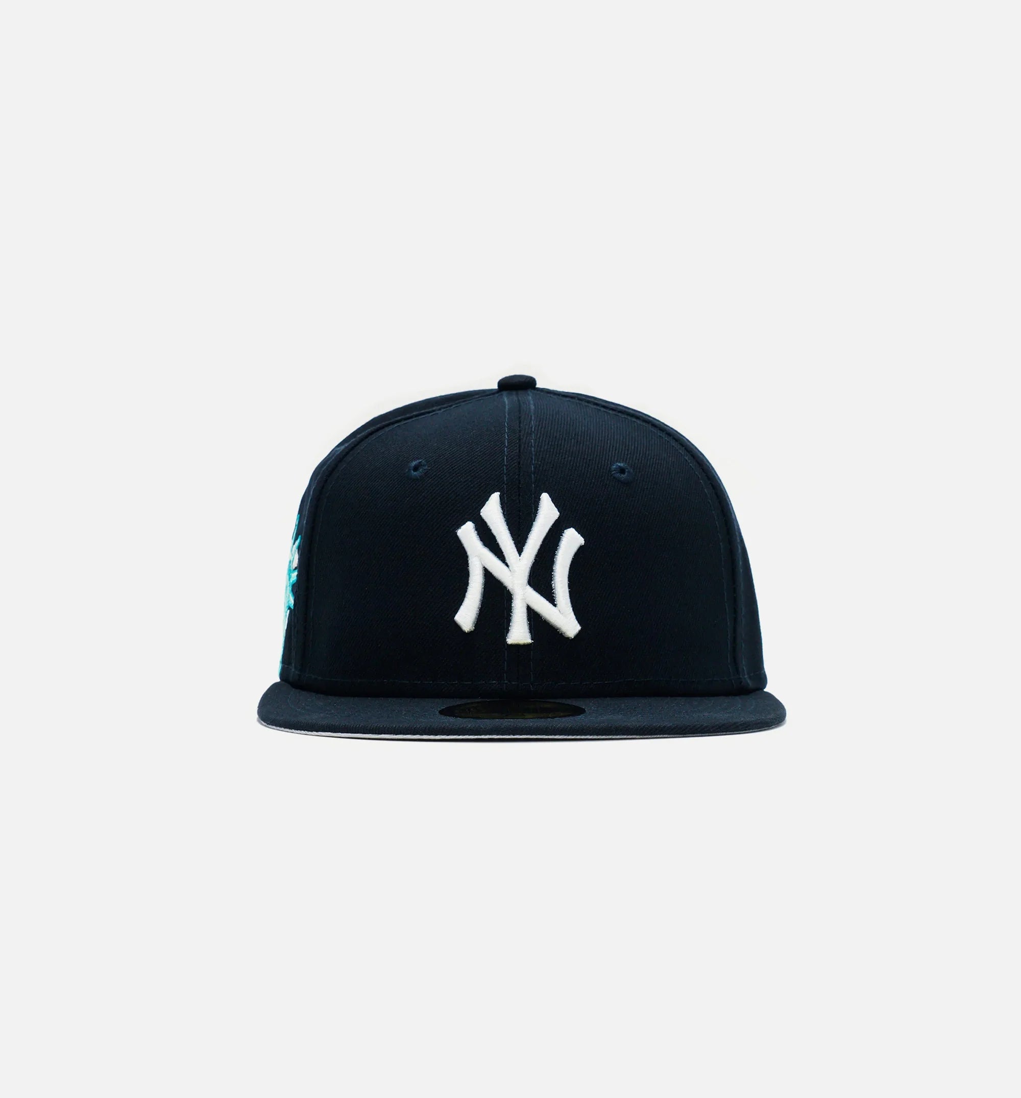 New York Yankees Cloud Icon 59Fifty Fitted Cap Mens Hat Navy Blue