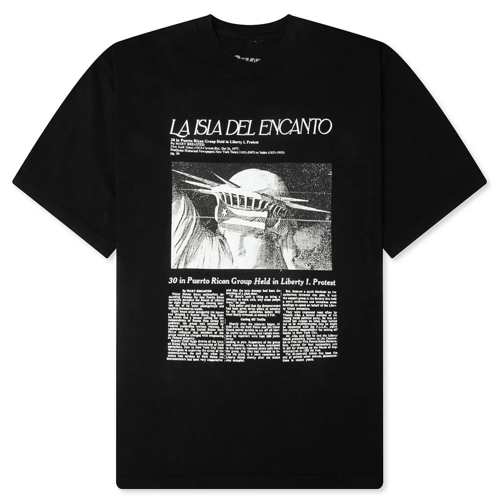 La Isla Del Encanto Tee Black