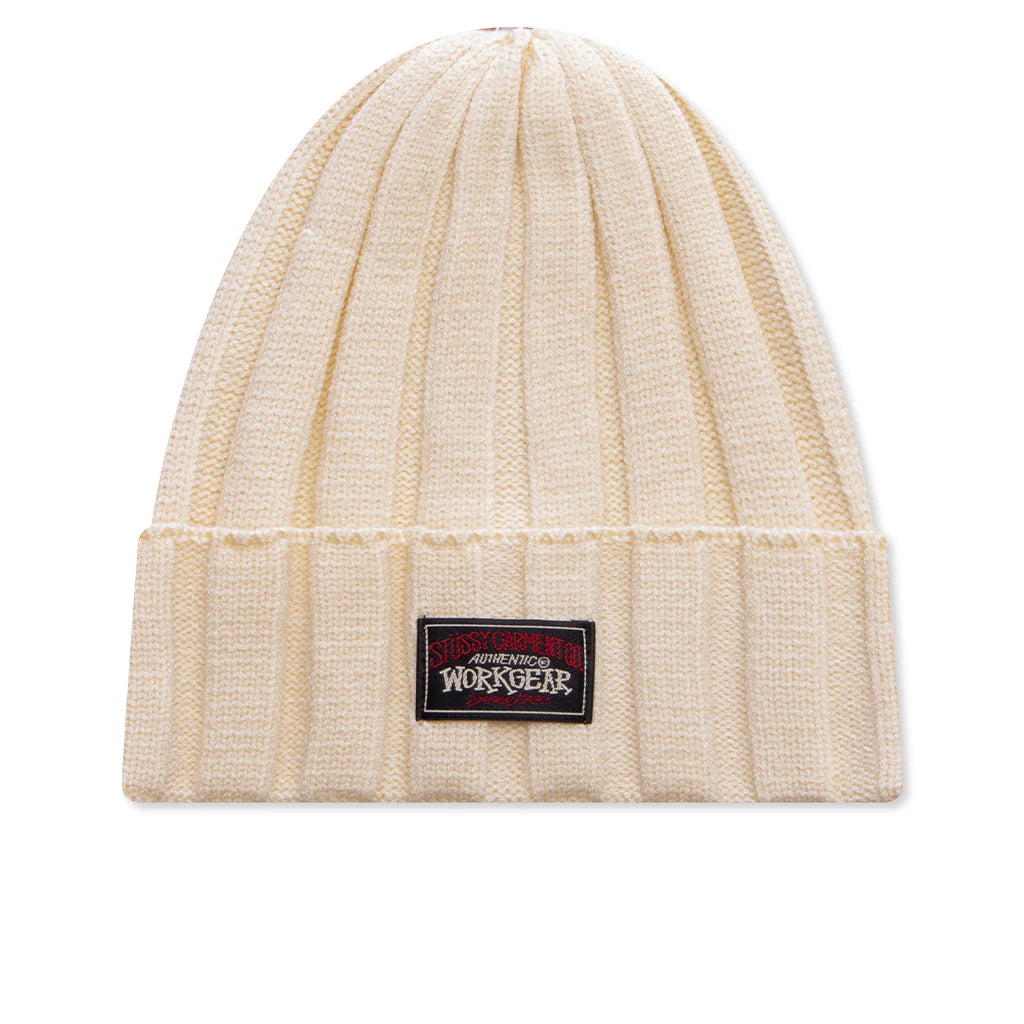 Workwear Cuff Beanie Ivory