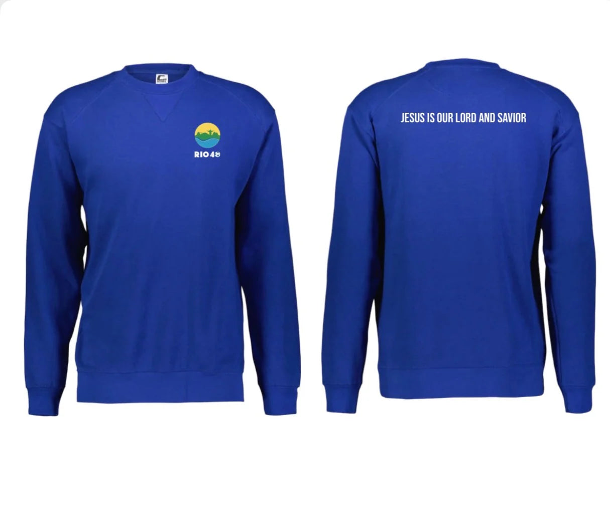 Rio 40 Youth Crewneck Sweatshirt Royal