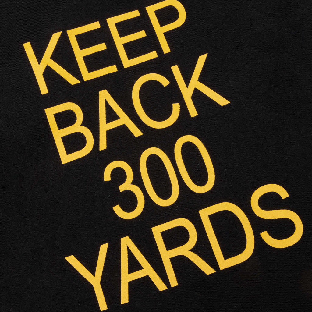 300 Yards T Shirt Overdyed Black