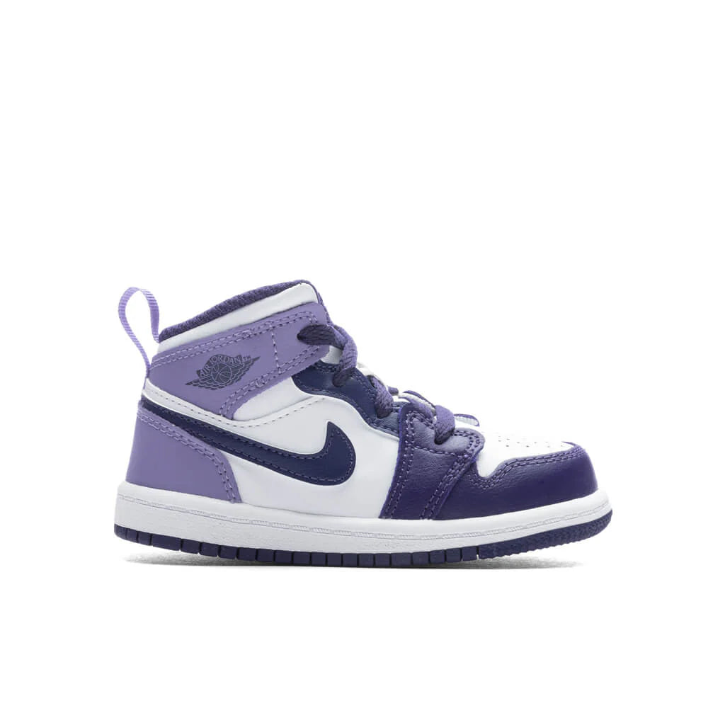 Air Jordan 1 Mid TD Sky J Purple Sky J Light Purple White