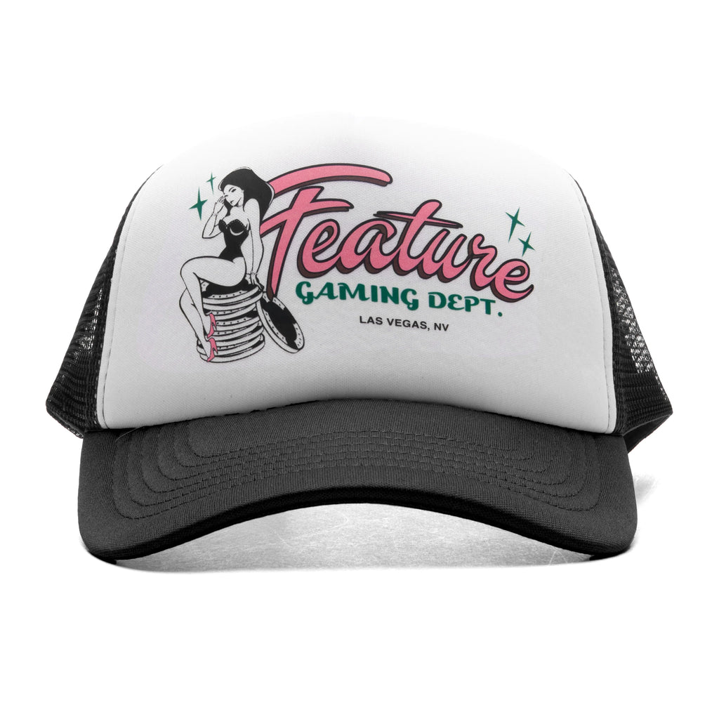 Gaming Trucker Black White
