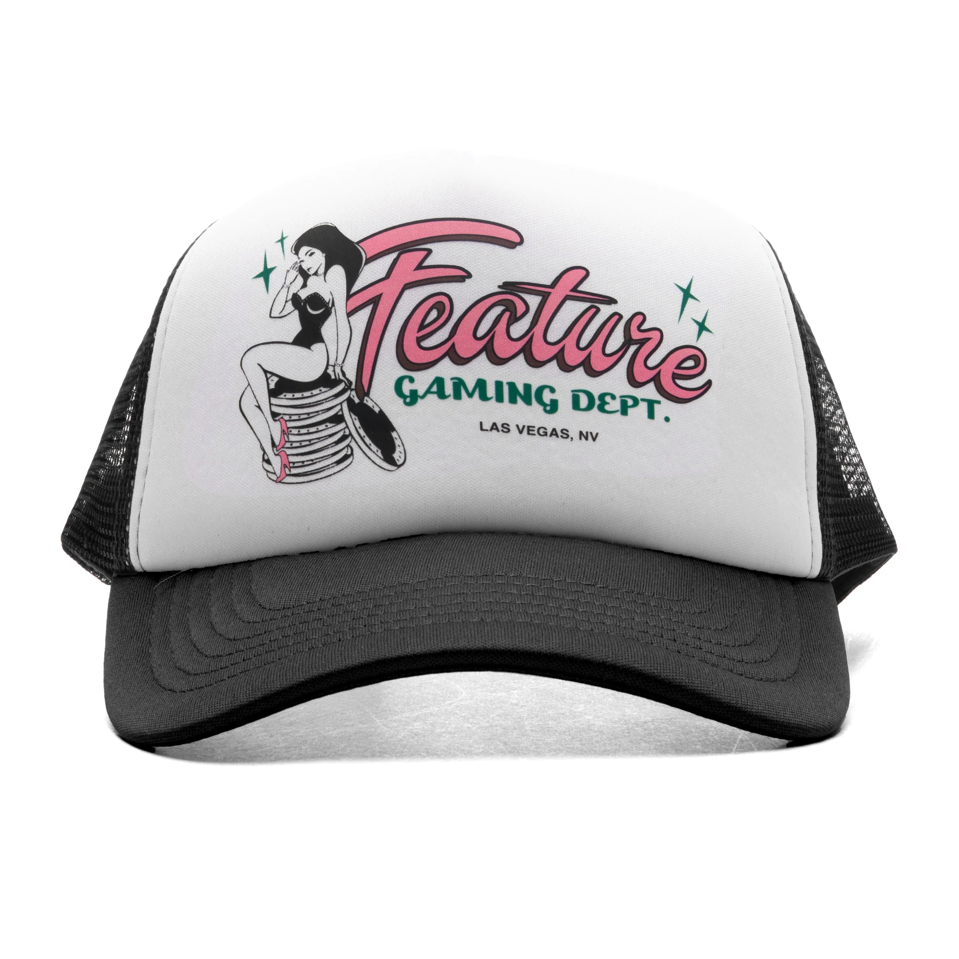 Gaming Trucker Black White