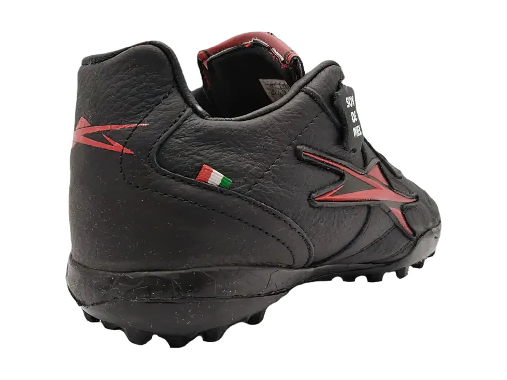 Tenis de Fútbol EESCORD Negro Rojo para Niño