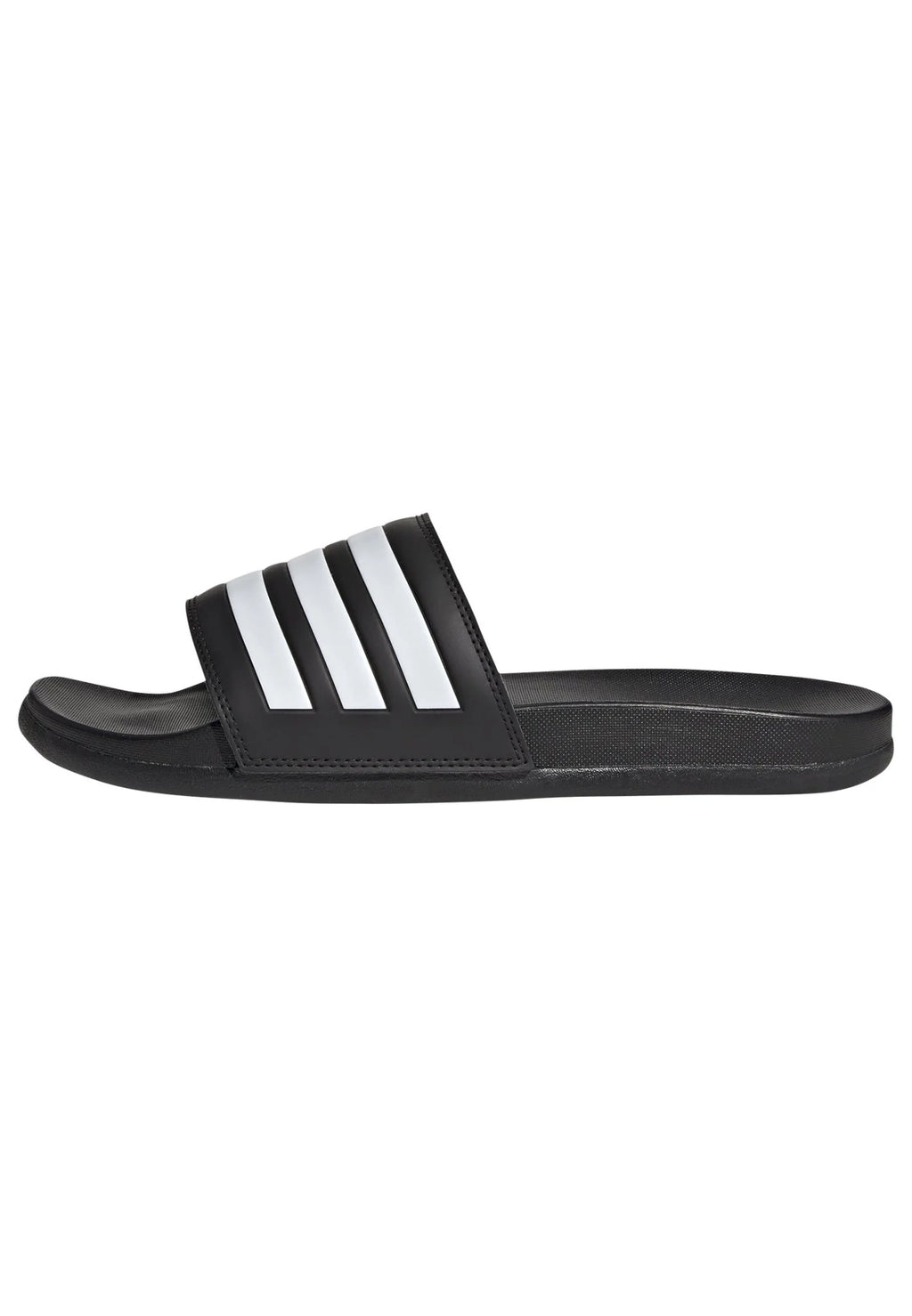 adidas Adilette Comfort Slides Black White