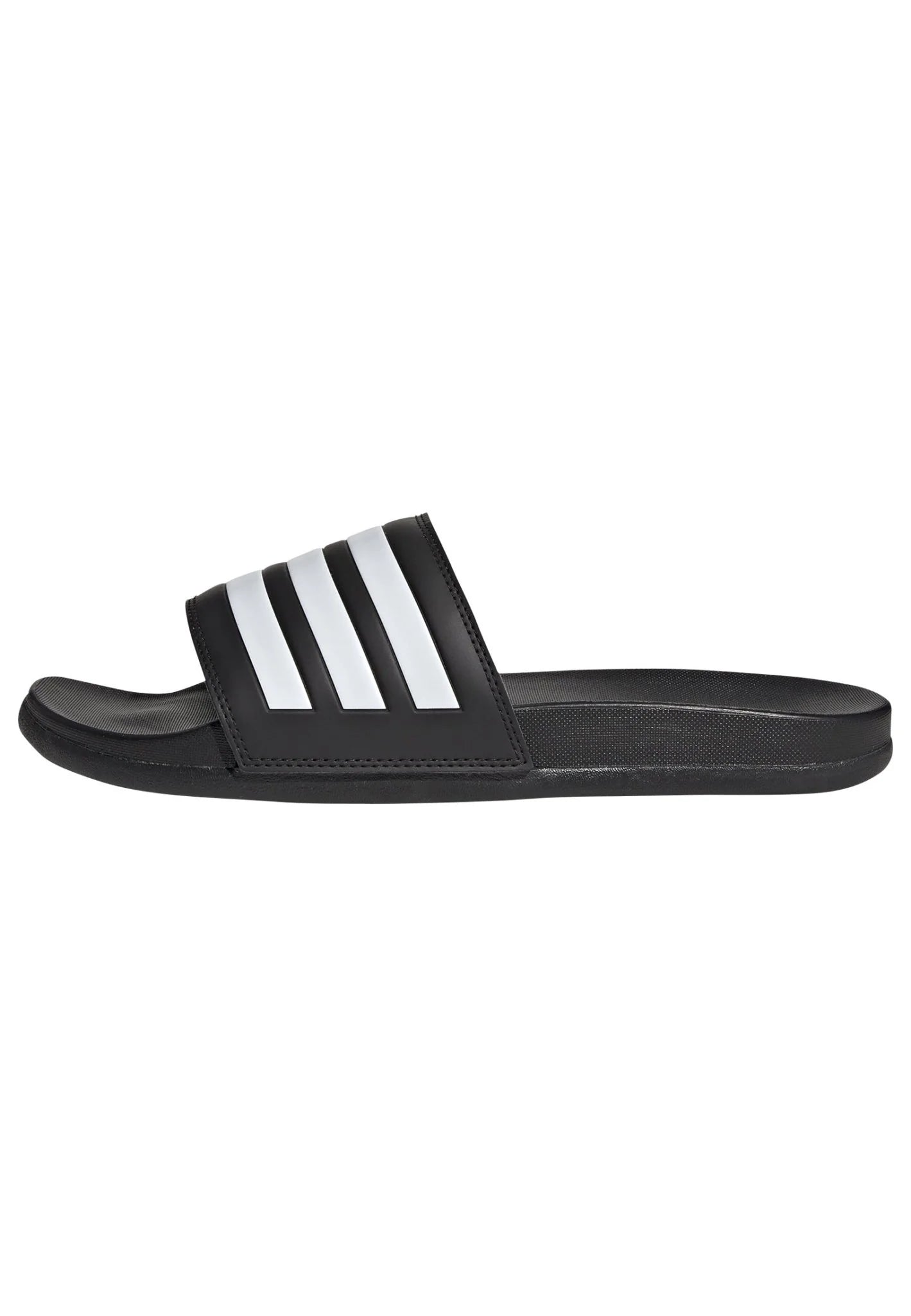 adidas Adilette Comfort Slides Black White