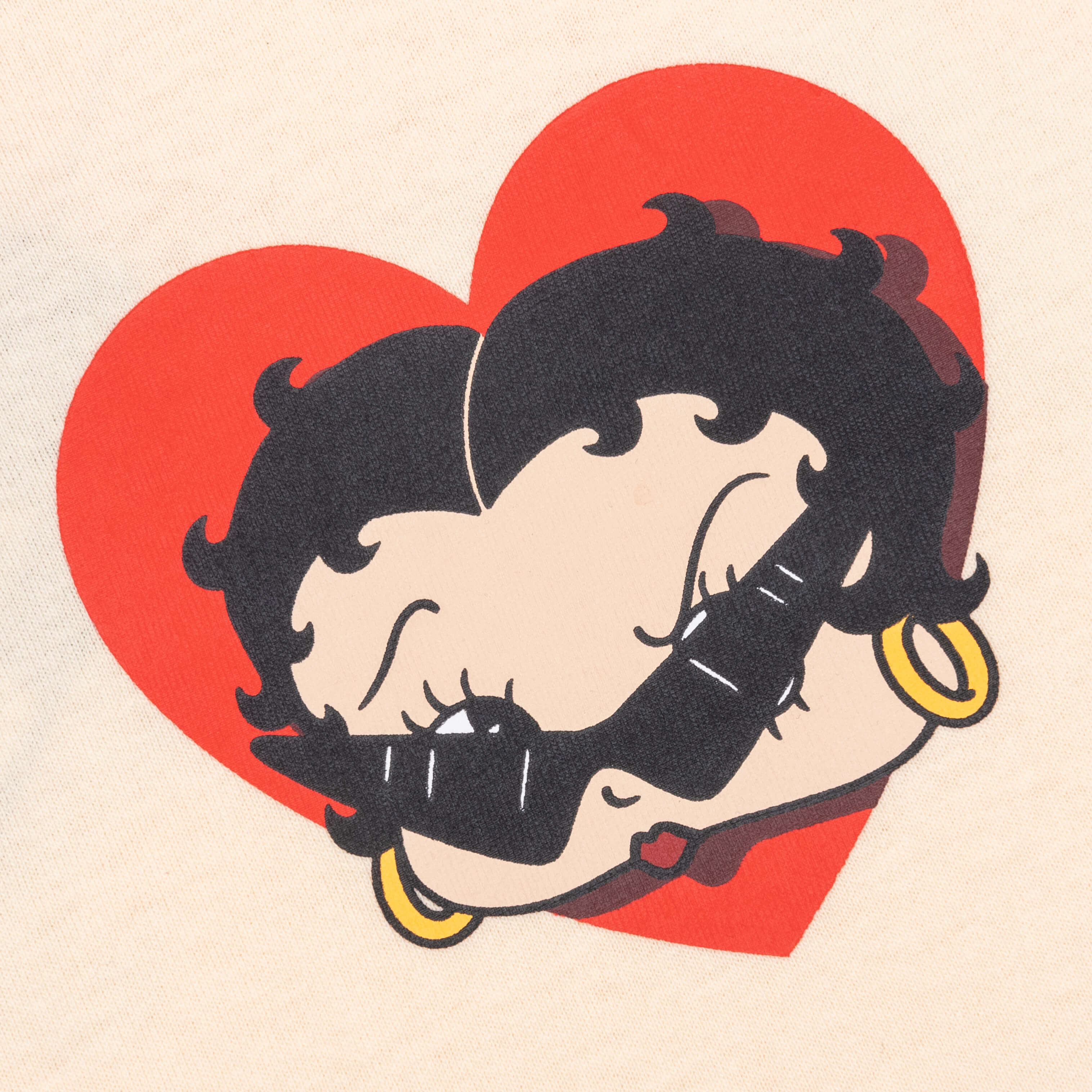 Market x Betty Boop Sweetheart T Shirt Butter Cream