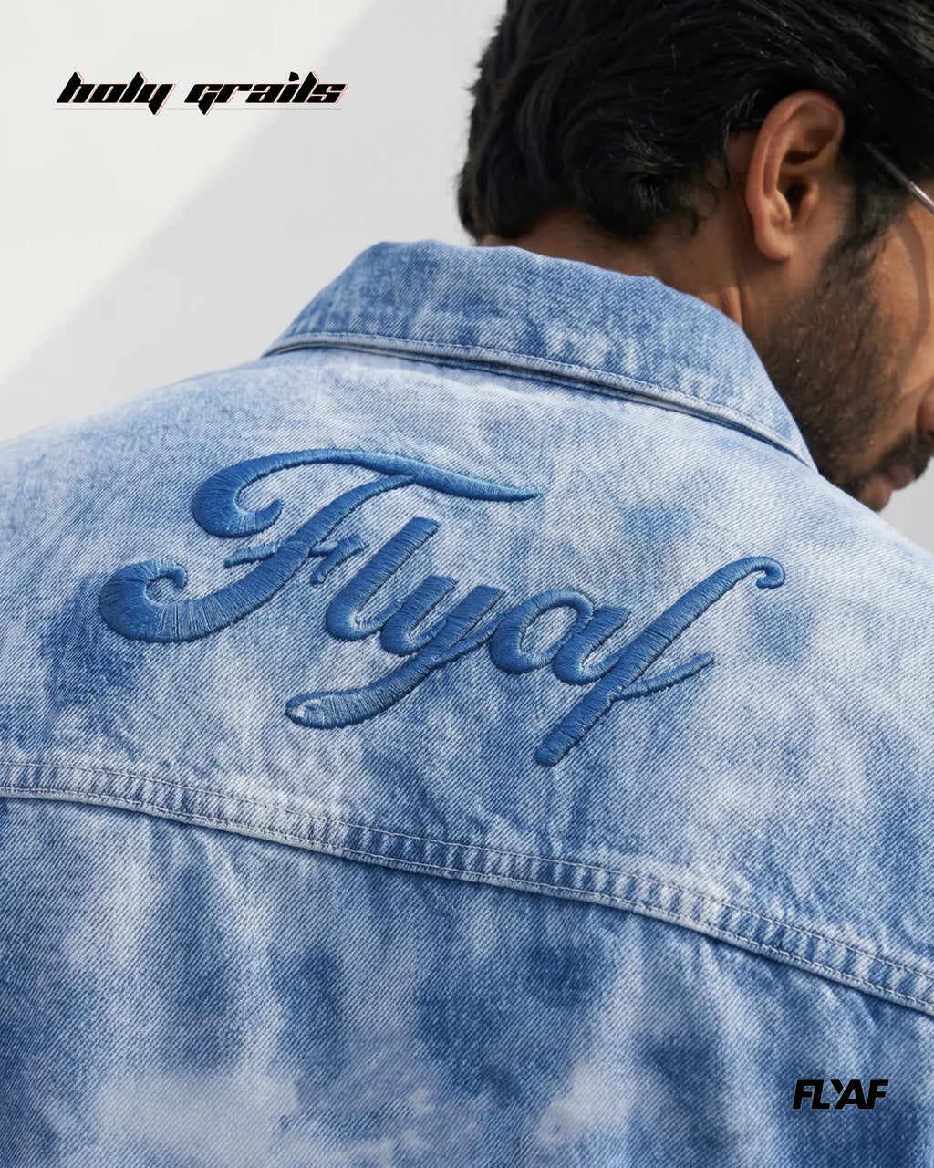 Denim Yoke Rebel Half Sleeve Shirt HG x FLYAF