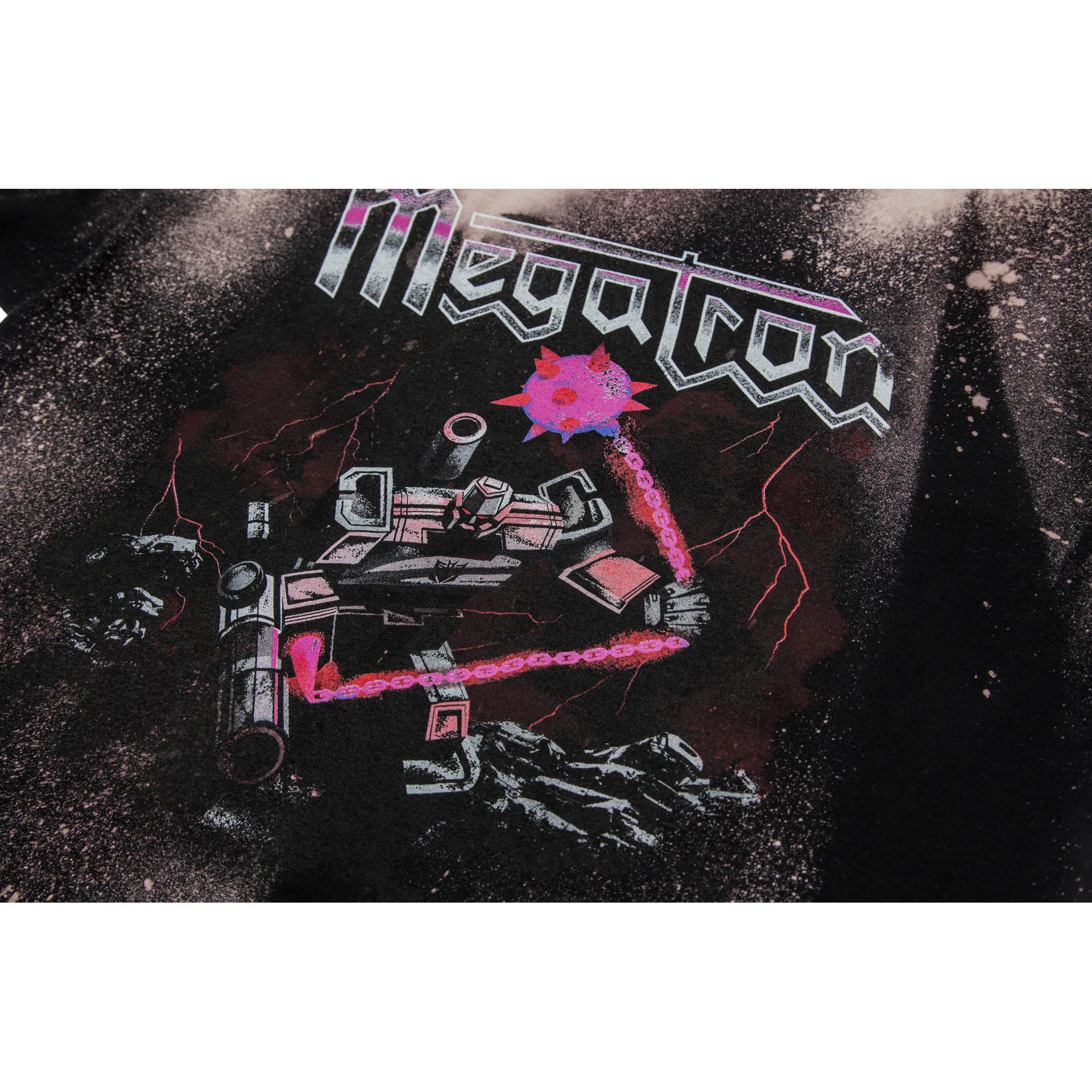 Nice Kicks X Transformers Megatron Bleached Tee Mens Black