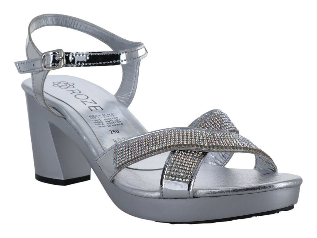 Zapatillas Roze Plata para Mujer
