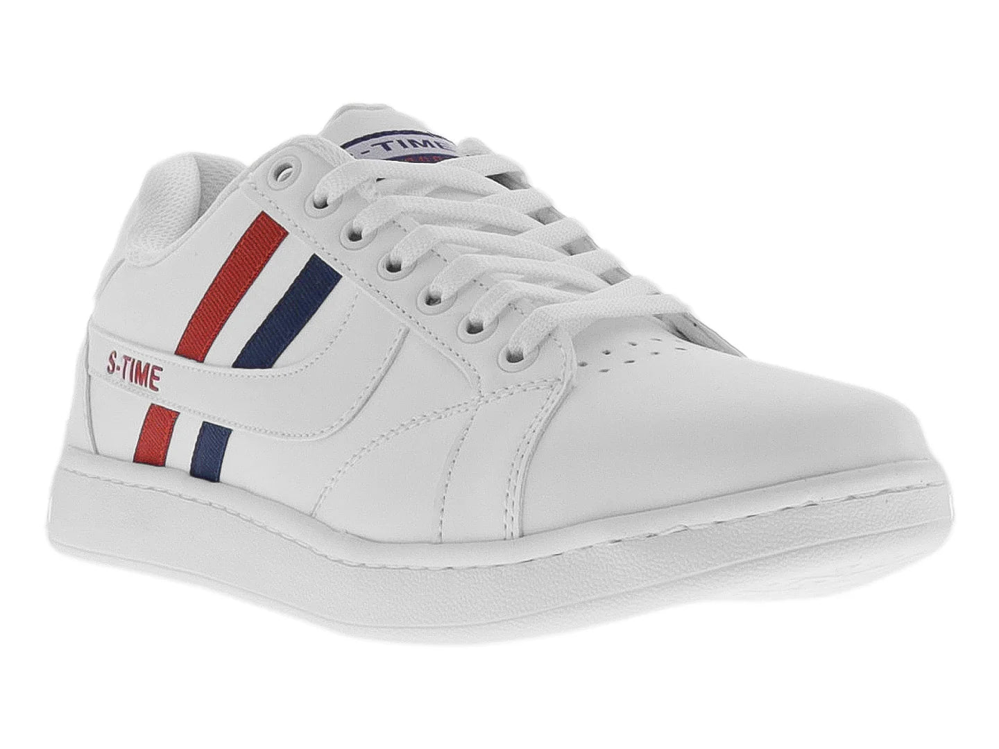 Tenis Sport Time Blanco Marino Rojo para Hombre