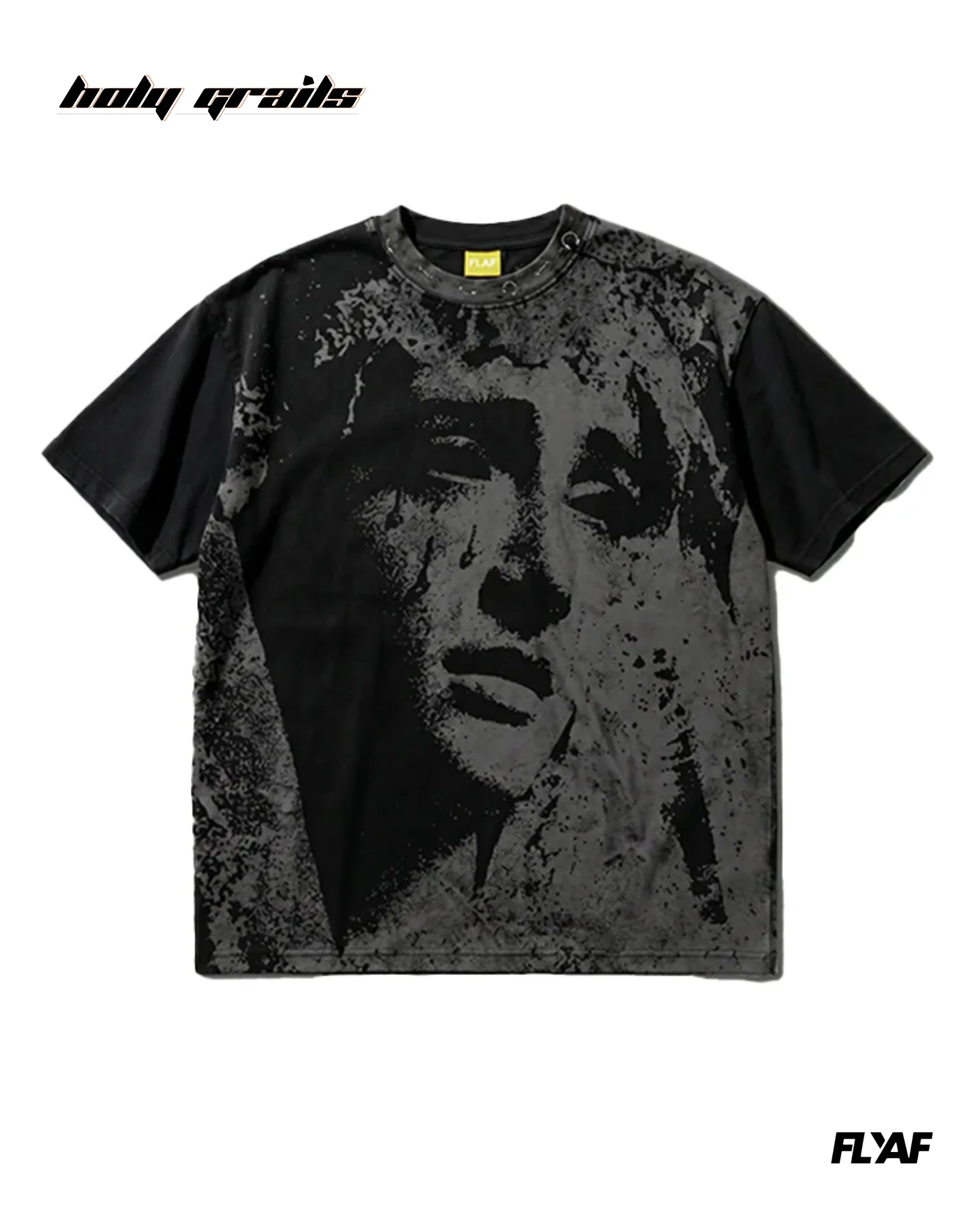 Charcoal Wing Black Tee HG x FLYAF