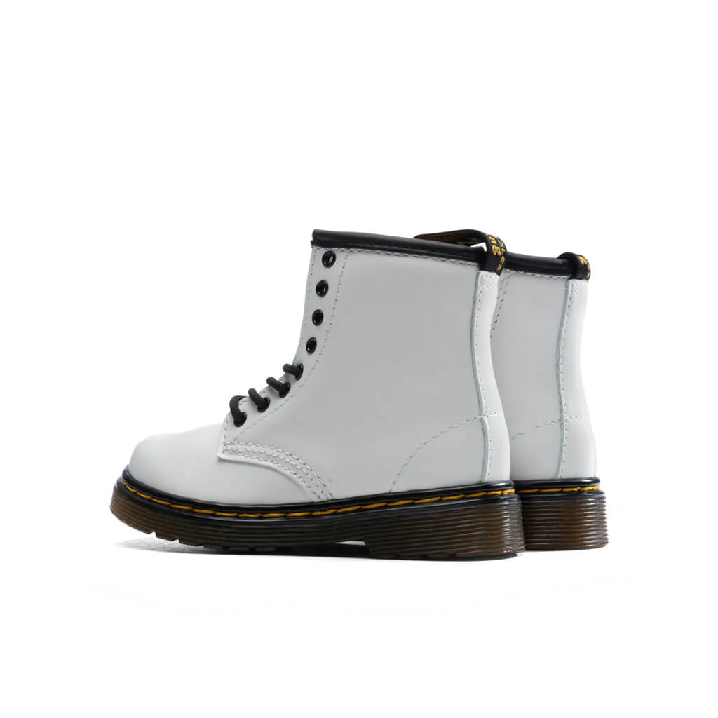 Toddler 1460 Leather Lace Up Boots White