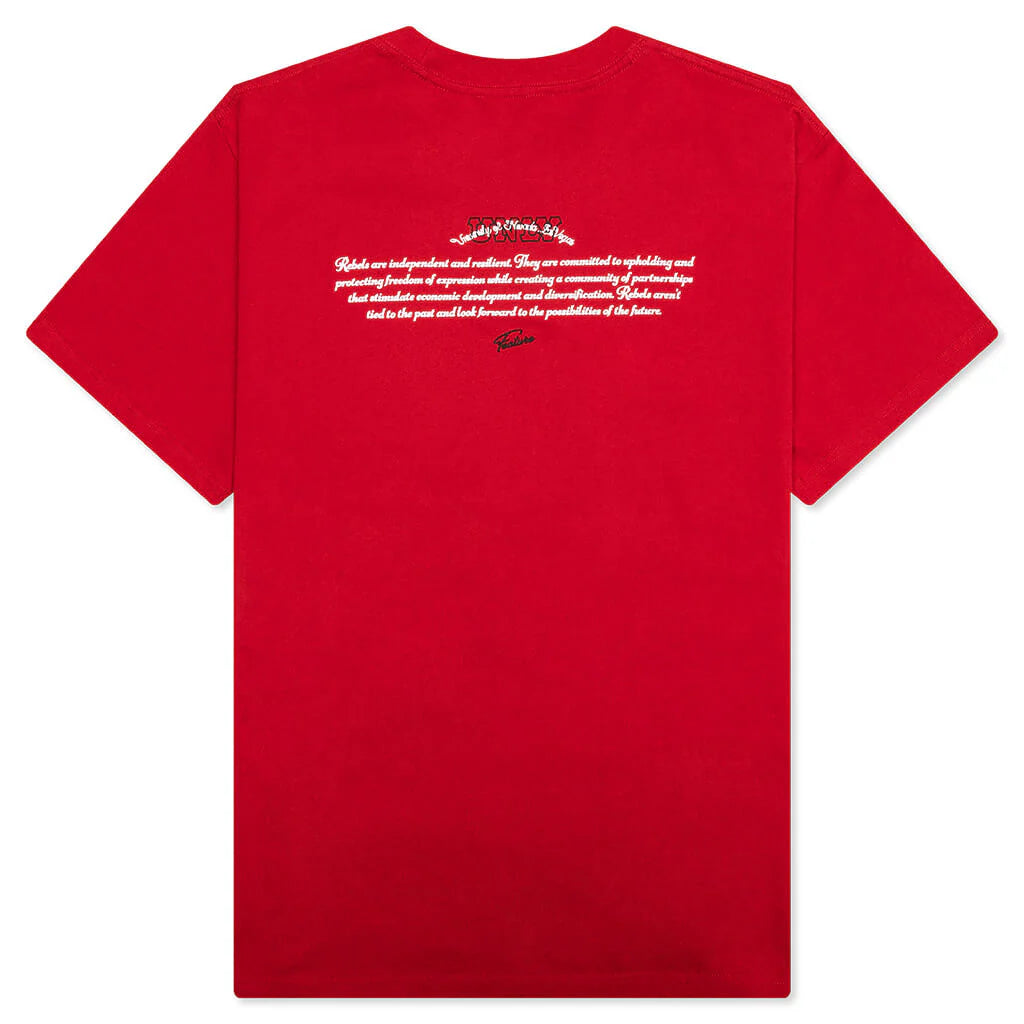 Feature x UNLV Chrome Rebels Tee Red