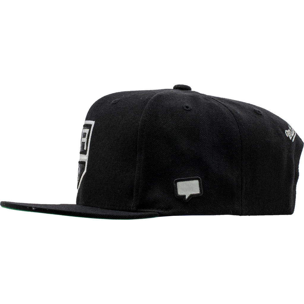 Mitchell Ness X Nice Kicks Mens Snapback Black Silver