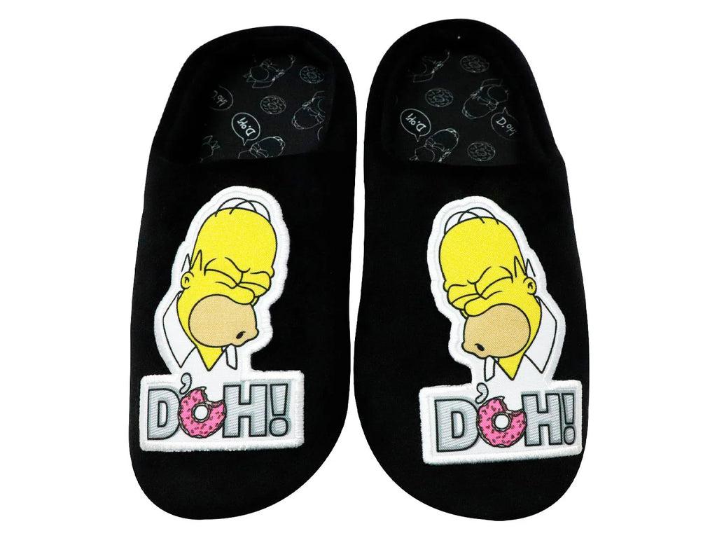 Pantuflas ARRA Negro de Los Simpson Homer